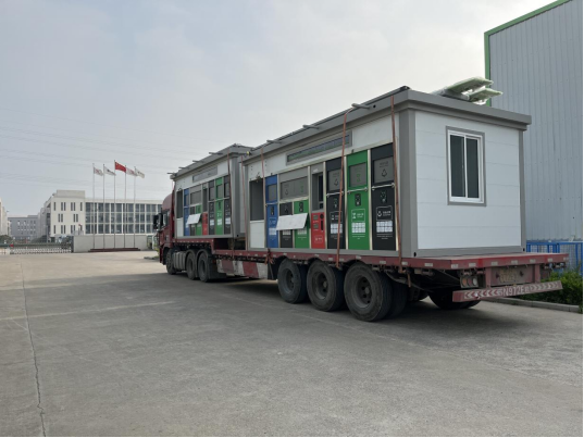 華展貓先生，智能垃圾房，垃圾分類驛站，分類回收站點(diǎn)