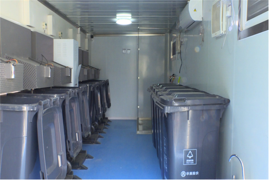 華展貓先生，智能垃圾分類房，垃圾分類收集點，垃圾房內(nèi)部