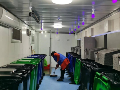 貓先生智能垃圾房，社區(qū)垃圾分類站，小區(qū)垃圾集中投放點生產(chǎn)廠家