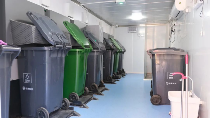 智能垃圾分類，垃圾分類房，定時(shí)定點(diǎn)生活垃圾投放站生產(chǎn)廠家