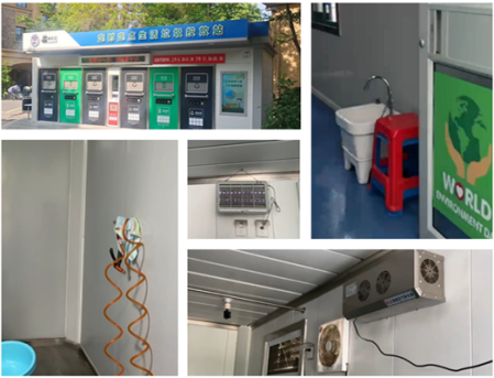 智能垃圾房,垃圾收集清潔屋,小區(qū)垃圾分類站生產廠家